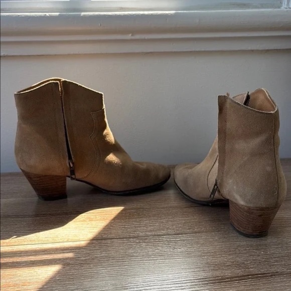 Isabel Marant Tan Suede Ankle Boots - Picture 3 of 11